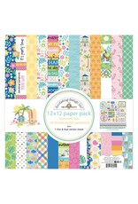 DOODLEBUG DESIGN DOODLEBUG SUMMER FUN 12x12 PAPER PACK