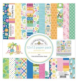 DOODLEBUG DESIGN DOODLEBUG SUMMER FUN 12x12 PAPER PACK