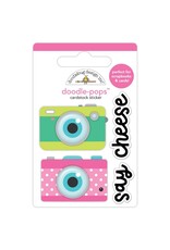 DOODLEBUG DESIGN DOODLEBUG SUMMER FUN PHOTO OP DOODLE POPS 3D STICKER