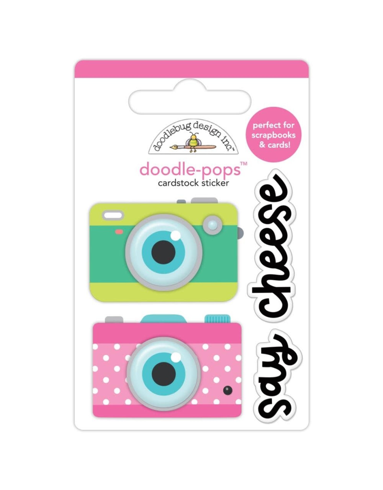 DOODLEBUG DESIGN DOODLEBUG SUMMER FUN PHOTO OP DOODLE POPS 3D STICKER
