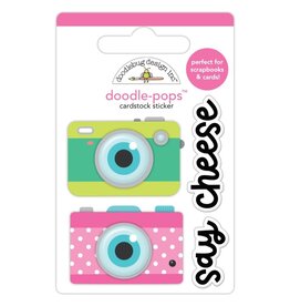 DOODLEBUG DESIGN DOODLEBUG SUMMER FUN PHOTO OP DOODLE POPS 3D STICKER