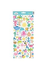 DOODLEBUG DESIGN DOODLEBUG SUMMER FUN ICONS CARDSTOCK STICKERS