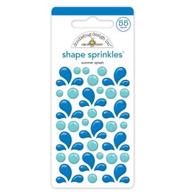 DOODLEBUG DESIGN DOODLEBUG SUMMER FUN SUMMER SPLASH ENAMEL SHAPES