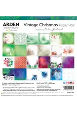 ARDEN CREATIVE STUDIO ARDEN CREATIVE STUDIO VINTAGE CHRISTMAS 8x8 PAPER PAD 24 SHEETS