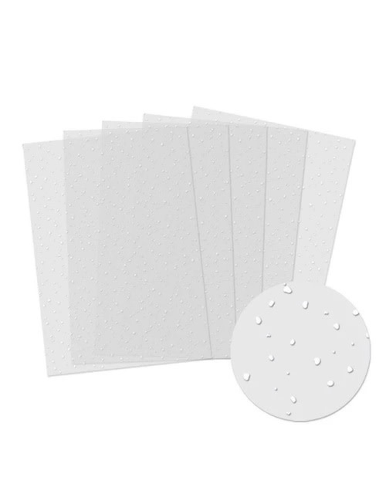 HUNKYDORY CRAFTS LTD. HUNKYDORY SNOWFALL ACETATE 5 SHEETS