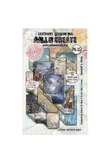 AALL & CREATE AALL & CREATE AUTOUR DE MWA & CO #PA-35 SNOWFALL & STAINS A6 DOUBLE-SIDED DESIGN PAPERS 10/PK