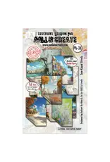AALL & CREATE AALL & CREATE AUTOUR DE MWA & CO #PA-38 SUN-KISSED STREETS A6 DOUBLE-SIDED DESIGN PAPERS 10/PK