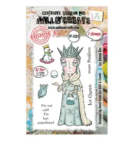 AALL & CREATE AALL & CREATE JANET KLEIN #1308 ICE QUEEN DEE A7 CLEAR STAMP SET
