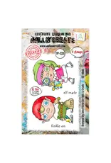 AALL & CREATE AALL & CREATE JANET KLEIN #1311 ELF MADE A7 CLEAR STAMP SET