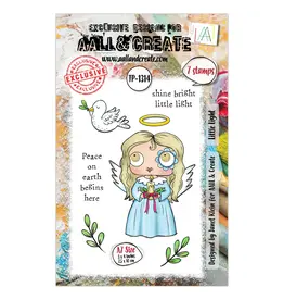 AALL & CREATE AALL & CREATE JANET KLEIN #1314 LITTLE LIGHT A7 CLEAR STAMP SET