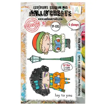 AALL & CREATE AALL & CREATE JANET KLEIN #1315 JOYFUL NOISE A7 CLEAR STAMP SET