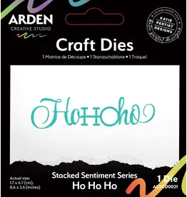 ARDEN CREATIVE STUDIO ARDEN CREATIVE STUDIO SENTIMENT SERIES STACKED HO HO HO DIE SET