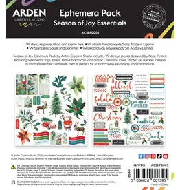 ARDEN CREATIVE STUDIO ARDEN CREATIVE STUDIO SEASON OF JOY ESSENTIALS EPHEMERA DIE-CUTS