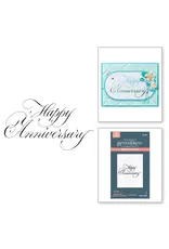 SPELLBINDERS SPELLBINDERS BETTERPRESS PAUL ANTONIO COPPERPLATE HAPPY ANNIVERSARY PRESS PLATE