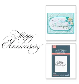 SPELLBINDERS SPELLBINDERS BETTERPRESS PAUL ANTONIO COPPERPLATE HAPPY ANNIVERSARY PRESS PLATE