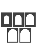 LDRS CREATIVE LDRS CREATIVE ARCHES SPOTLIGHT STENCIL SET 5/PK