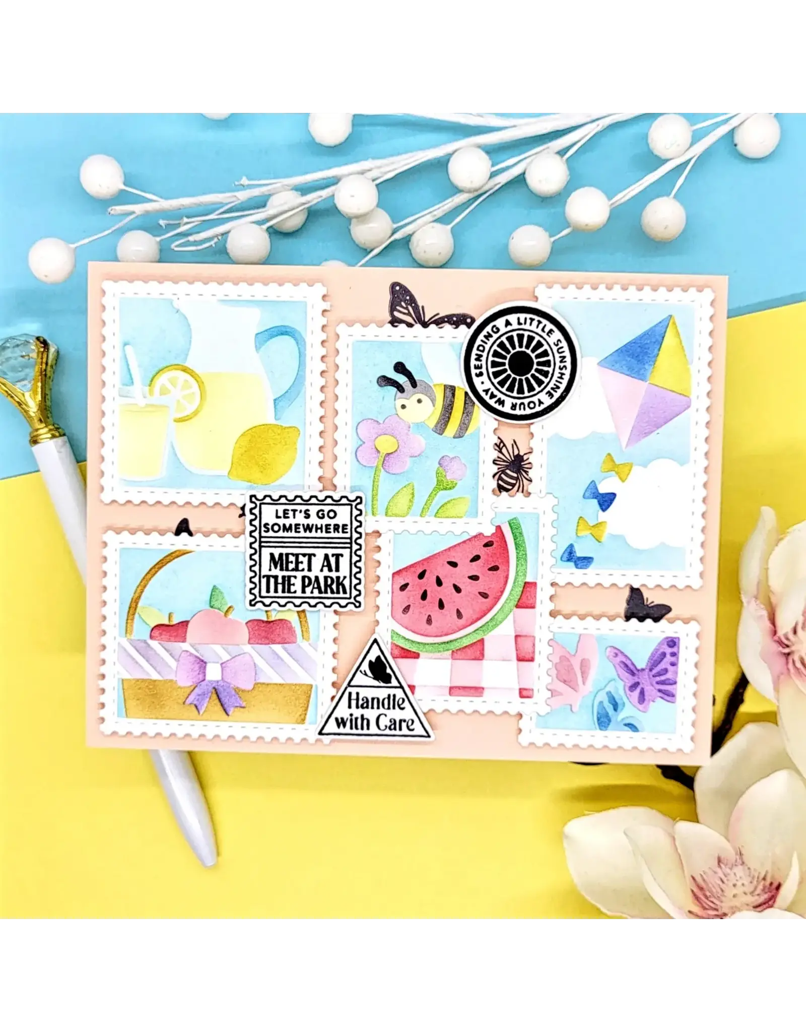LDRS CREATIVE LDRS CREATIVE POSTAGE COLLAGE DIE SET