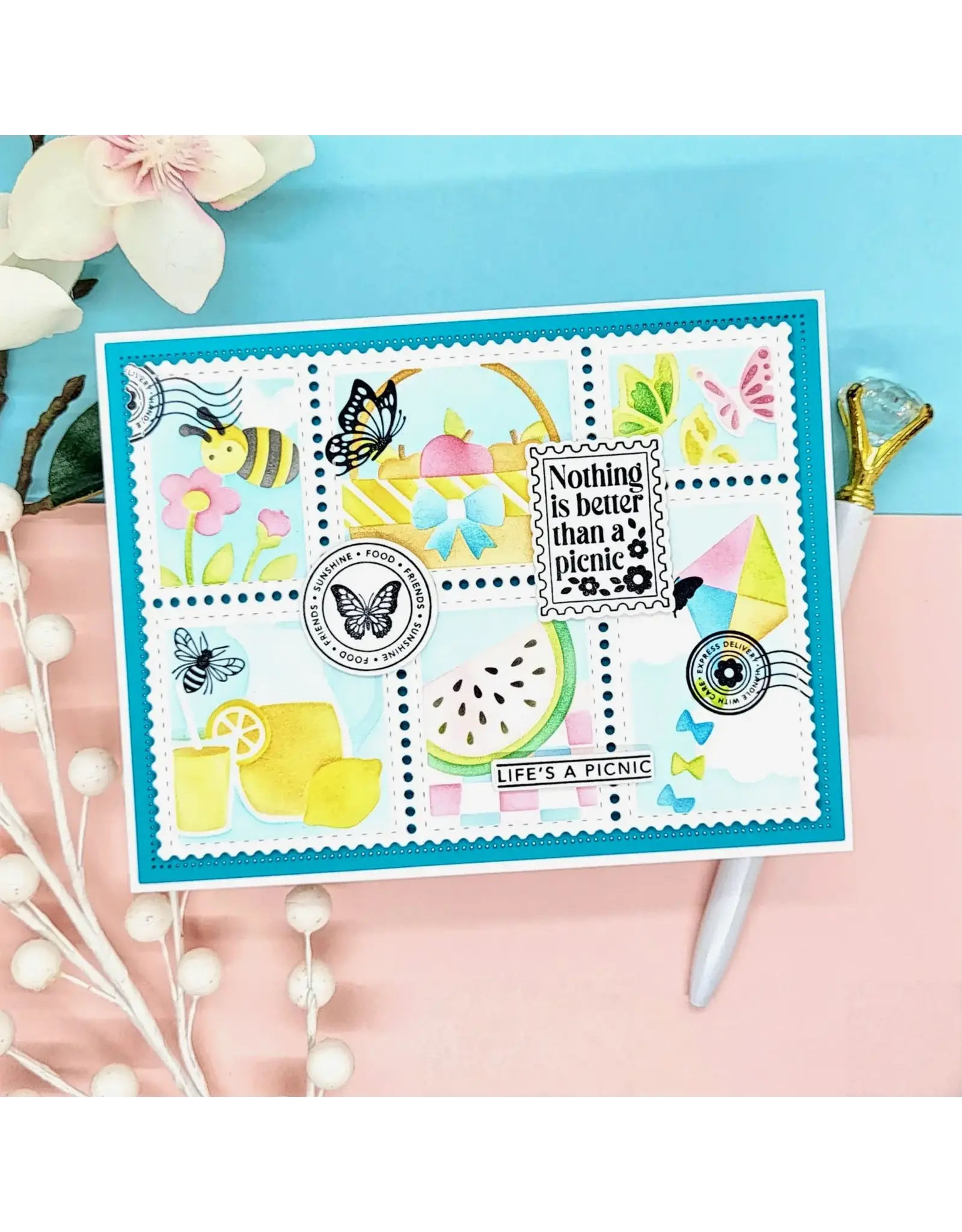 LDRS CREATIVE LDRS CREATIVE POSTAGE COLLAGE DIE SET