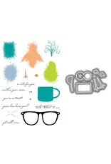 LDRS CREATIVE LDRS CREATIVE FUZZY WUZZIES STAMP & DIE SET