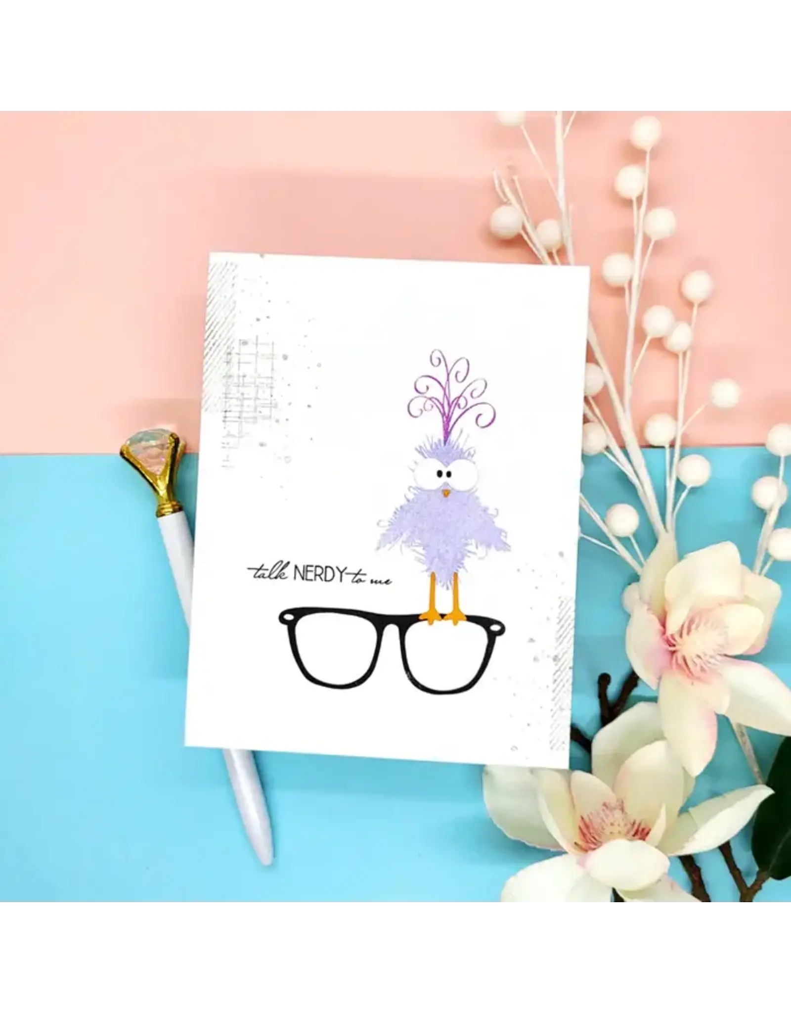 LDRS CREATIVE LDRS CREATIVE FUZZY WUZZIES STAMP & DIE SET