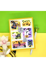 LDRS CREATIVE LDRS CREATIVE HALLOWEEN POSTAGE COLLAGE LAYERING STENCILS SET 4/PK