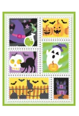 LDRS CREATIVE LDRS CREATIVE HALLOWEEN POSTAGE COLLAGE LAYERING STENCILS SET 4/PK