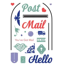 LDRS CREATIVE LDRS CREATIVE YOU'VE GOT MAIL CLEAR STAMP SET