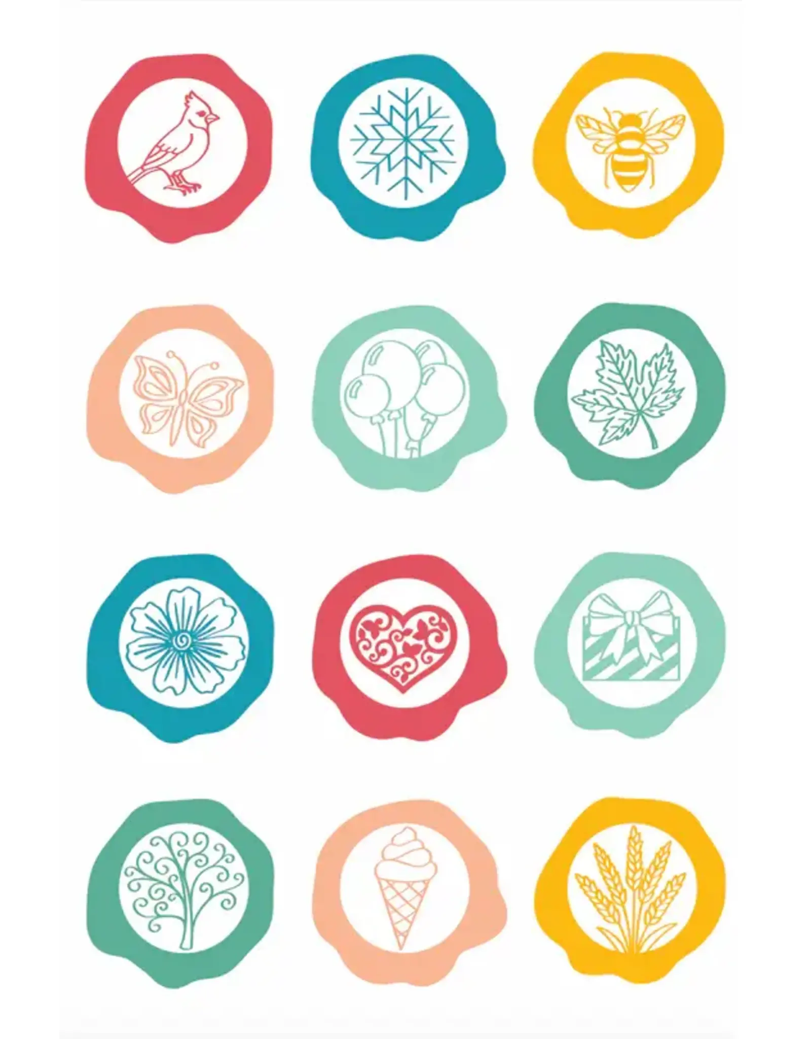 LDRS CREATIVE LDRS CREATIVE SEALED FOR ALL OCCASIONS CLEAR STAMP SET