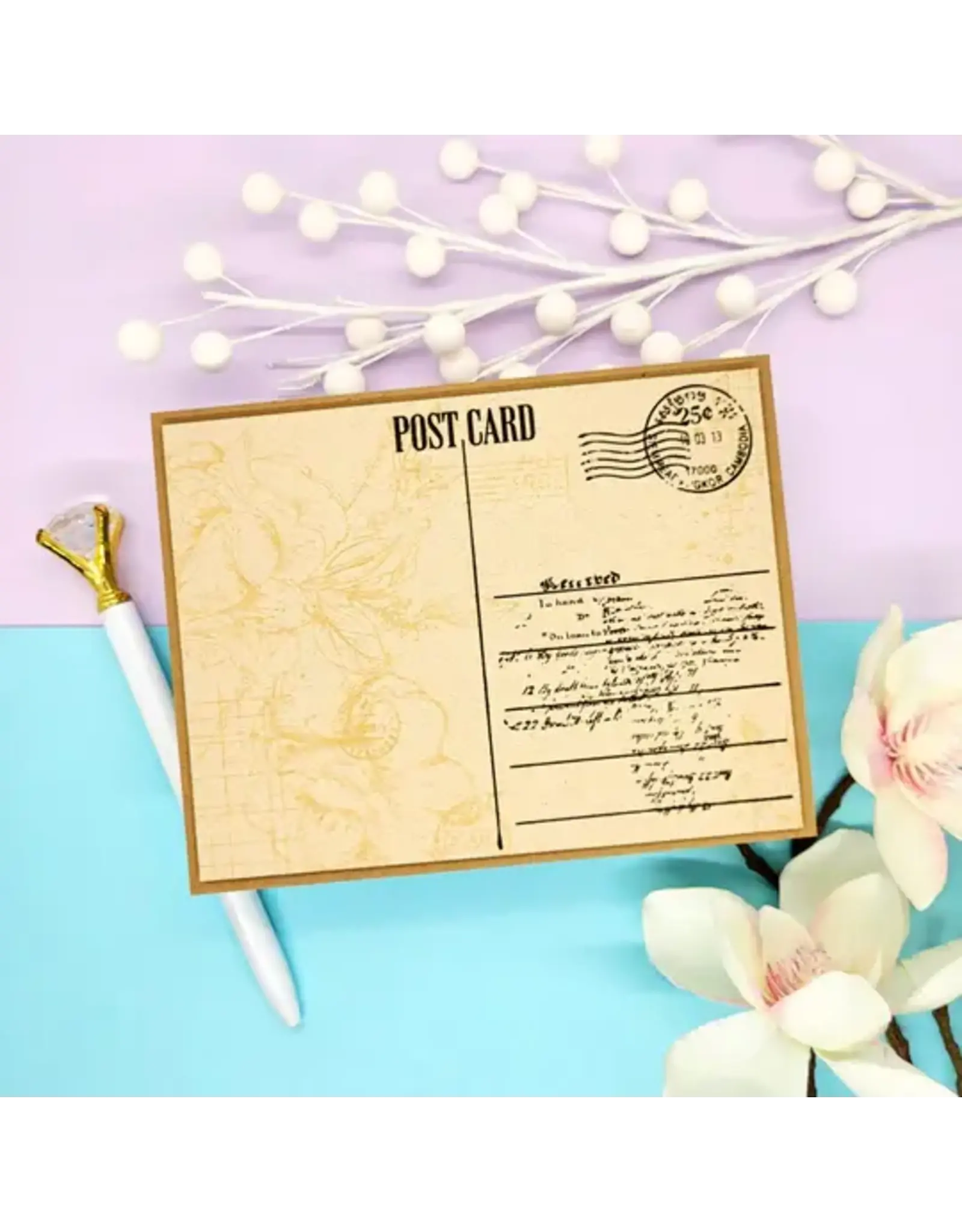 LDRS CREATIVE LDRS CREATIVE POSTCARD CLEAR STAMP SET