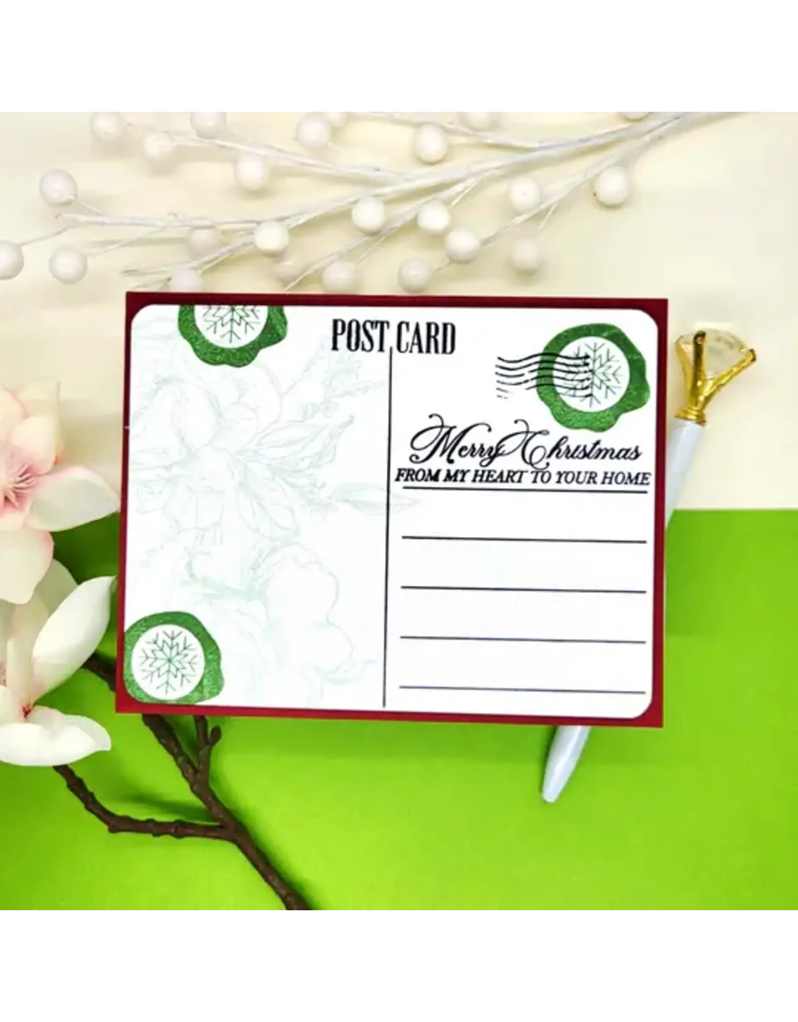 LDRS CREATIVE LDRS CREATIVE POSTCARD CLEAR STAMP SET