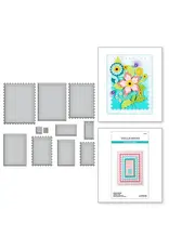 SPELLBINDERS SPELLBINDERS BAYFAIR COLLECTION NESTED POSTAGE LABELS & TAG DIE SET