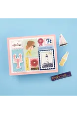 SPELLBINDERS SPELLBINDERS BAYFAIR COLLECTION NESTED POSTAGE LABELS & TAG DIE SET