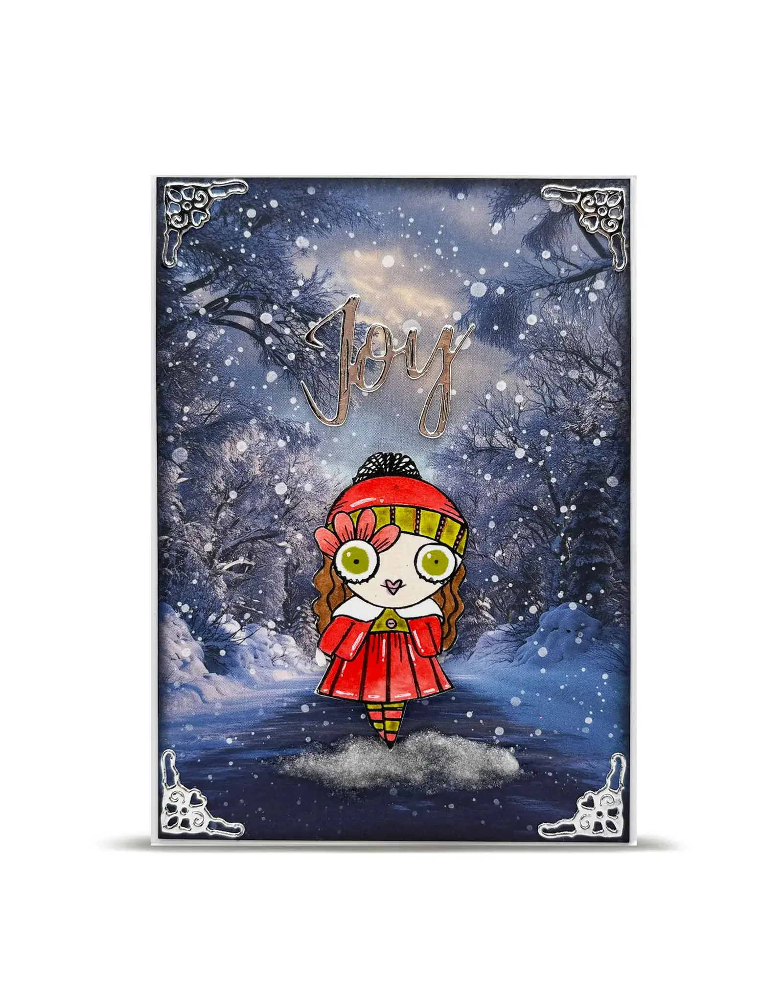 AALL & CREATE AALL & CREATE AUTOUR DE MWA & CO #PA-35 SNOWFALL & STAINS A6 DOUBLE-SIDED DESIGN PAPERS 10/PK