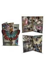 AALL & CREATE AALL & CREATE AUTOUR DE MWA & CO #PA-35 SNOWFALL & STAINS A6 DOUBLE-SIDED DESIGN PAPERS 10/PK