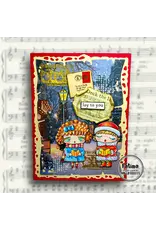 AALL & CREATE AALL & CREATE AUTOUR DE MWA & CO #PA-35 SNOWFALL & STAINS A6 DOUBLE-SIDED DESIGN PAPERS 10/PK