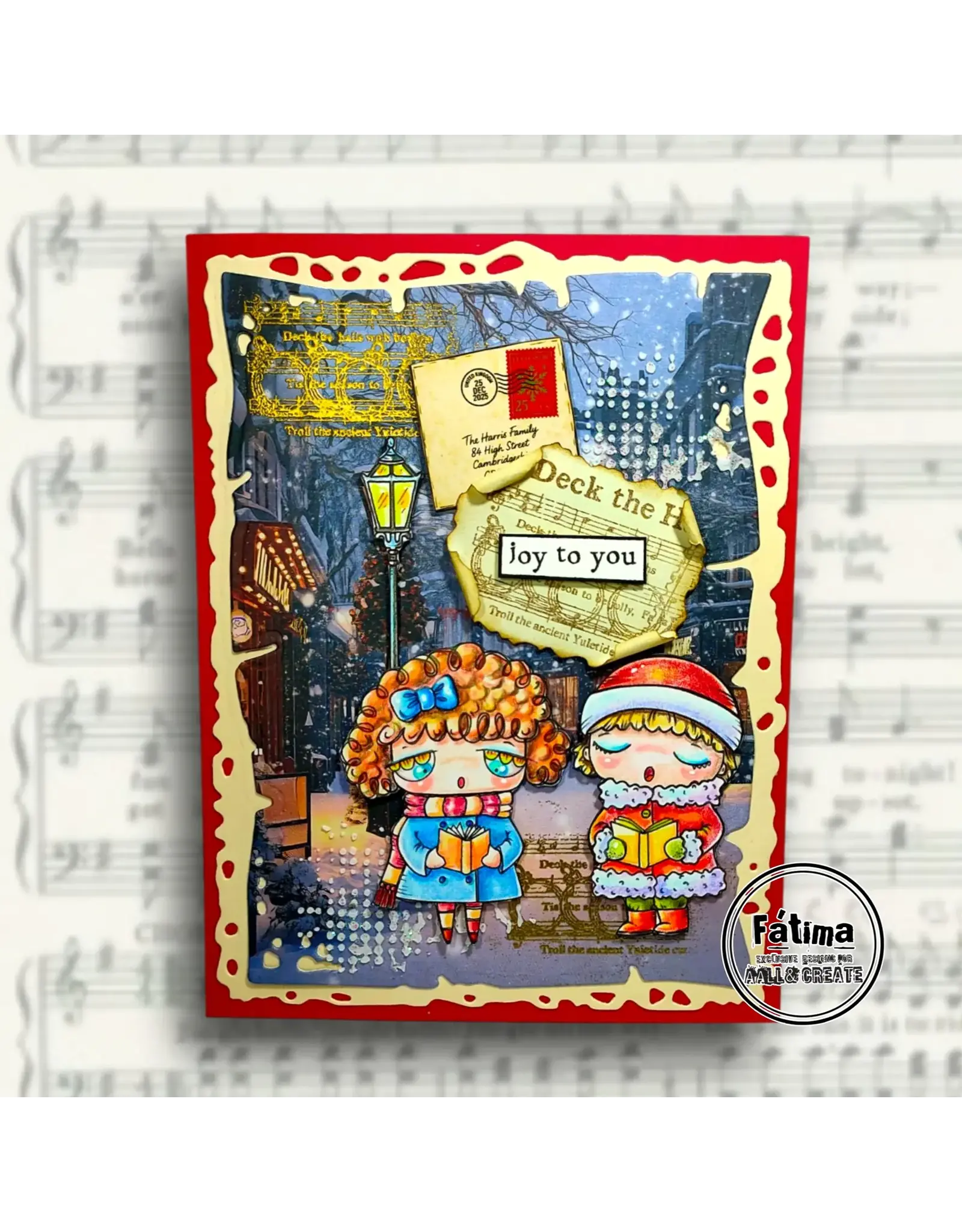 AALL & CREATE AALL & CREATE AUTOUR DE MWA & CO #PA-35 SNOWFALL & STAINS A6 DOUBLE-SIDED DESIGN PAPERS 10/PK