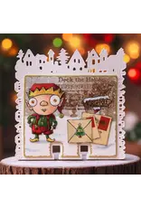 AALL & CREATE AALL & CREATE JANET KLEIN #1319 CAROLS AND CANCELLATIONS A7 CLEAR STAMP SET