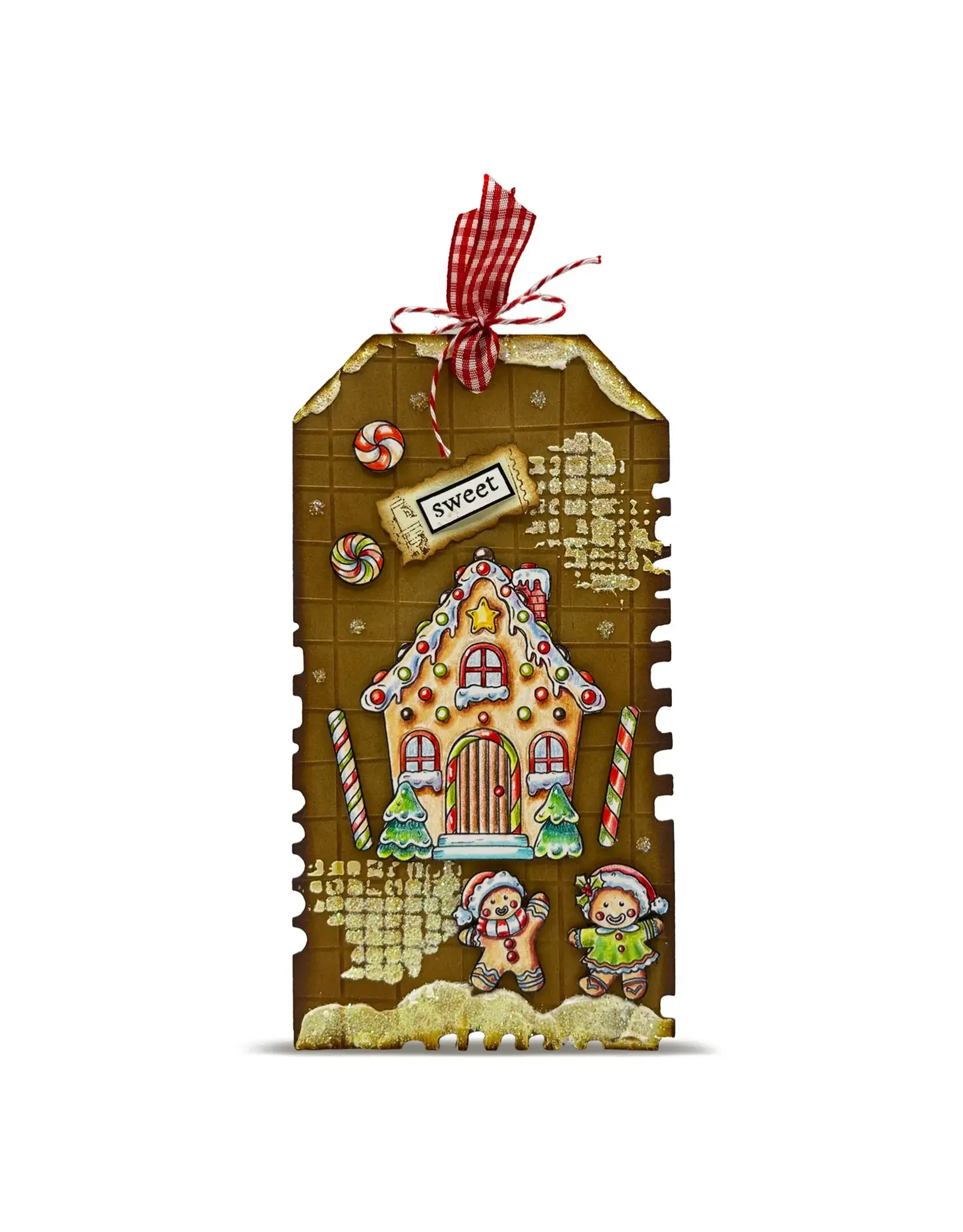 AALL & CREATE AALL & CREATE JANET KLEIN #1318 CANDY LANE A7 CLEAR STAMP SET