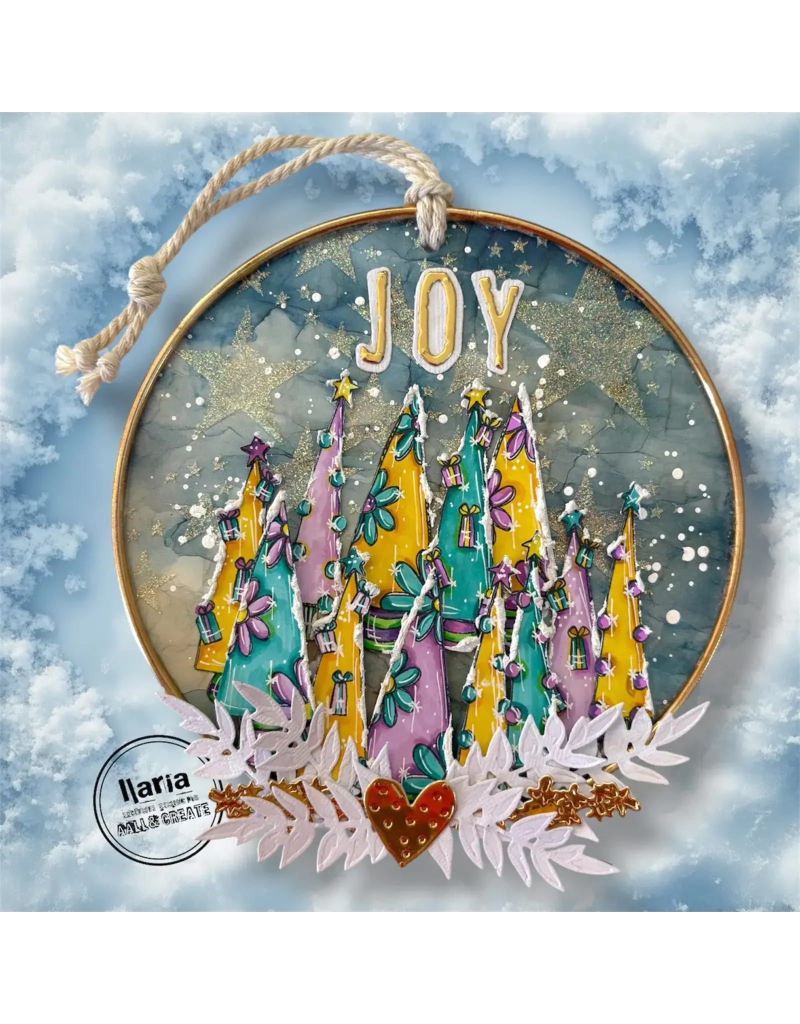 AALL & CREATE AALL & CREATE JANET KLEIN #1317 MERRY LITTLE THINGS A7 CLEAR STAMP SET