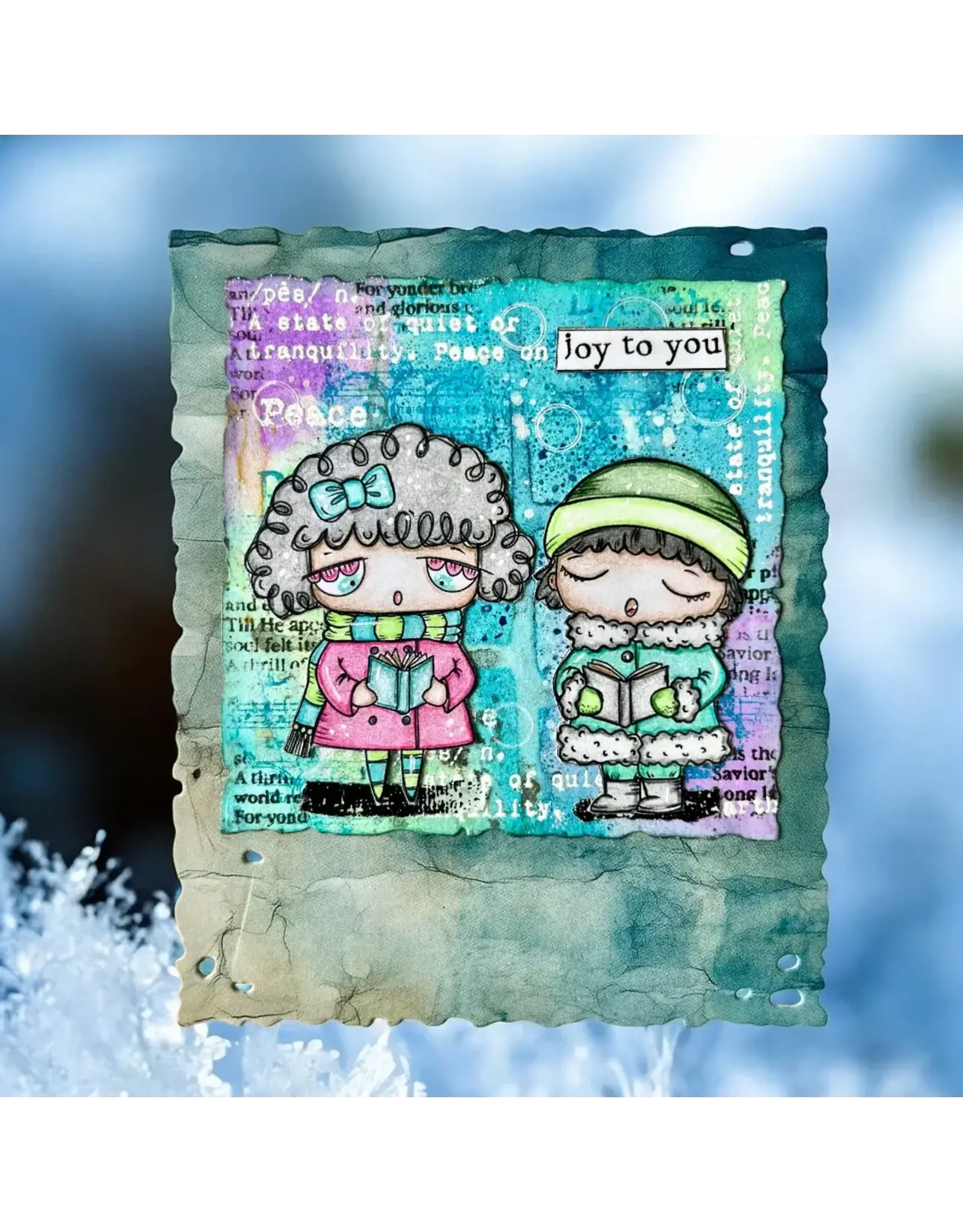 AALL & CREATE AALL & CREATE JANET KLEIN #1315 JOYFUL NOISE A7 CLEAR STAMP SET