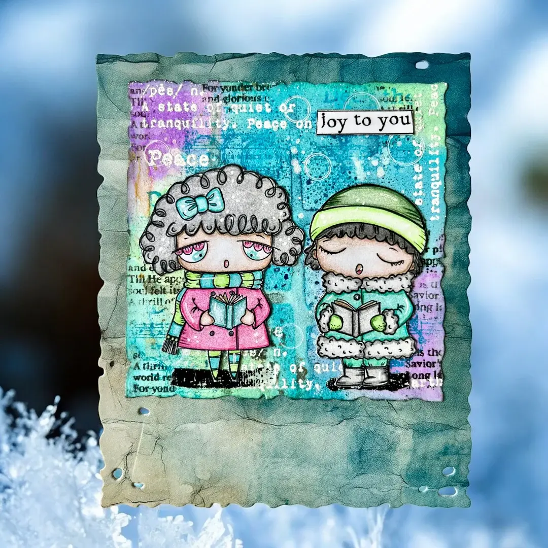 AALL & CREATE AALL & CREATE JANET KLEIN #1315 JOYFUL NOISE A7 CLEAR STAMP SET