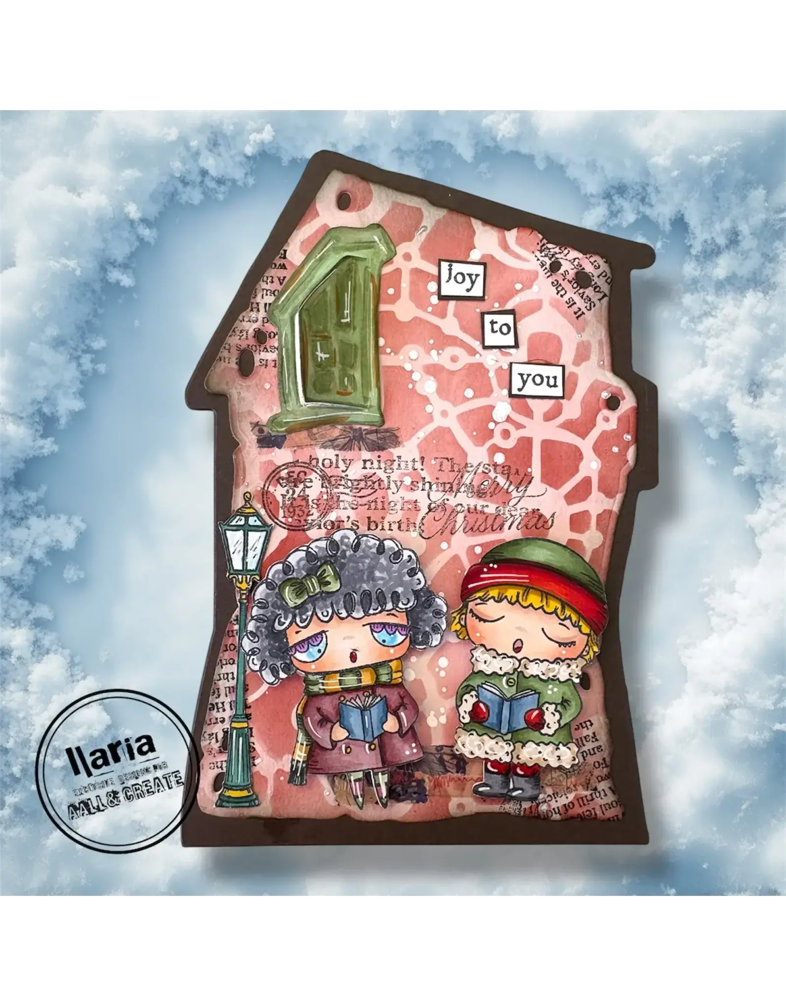 AALL & CREATE AALL & CREATE JANET KLEIN #1315 JOYFUL NOISE A7 CLEAR STAMP SET
