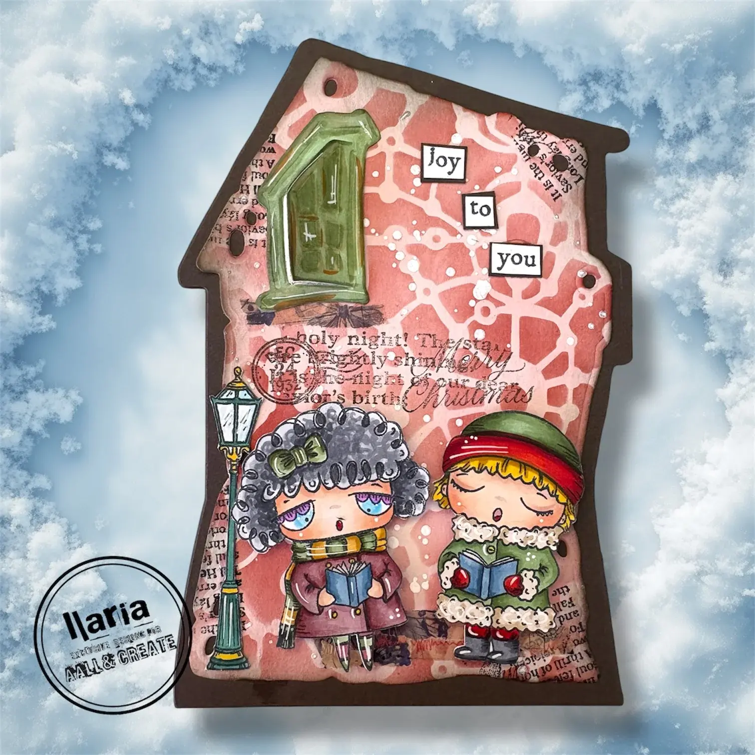 AALL & CREATE AALL & CREATE JANET KLEIN #1315 JOYFUL NOISE A7 CLEAR STAMP SET