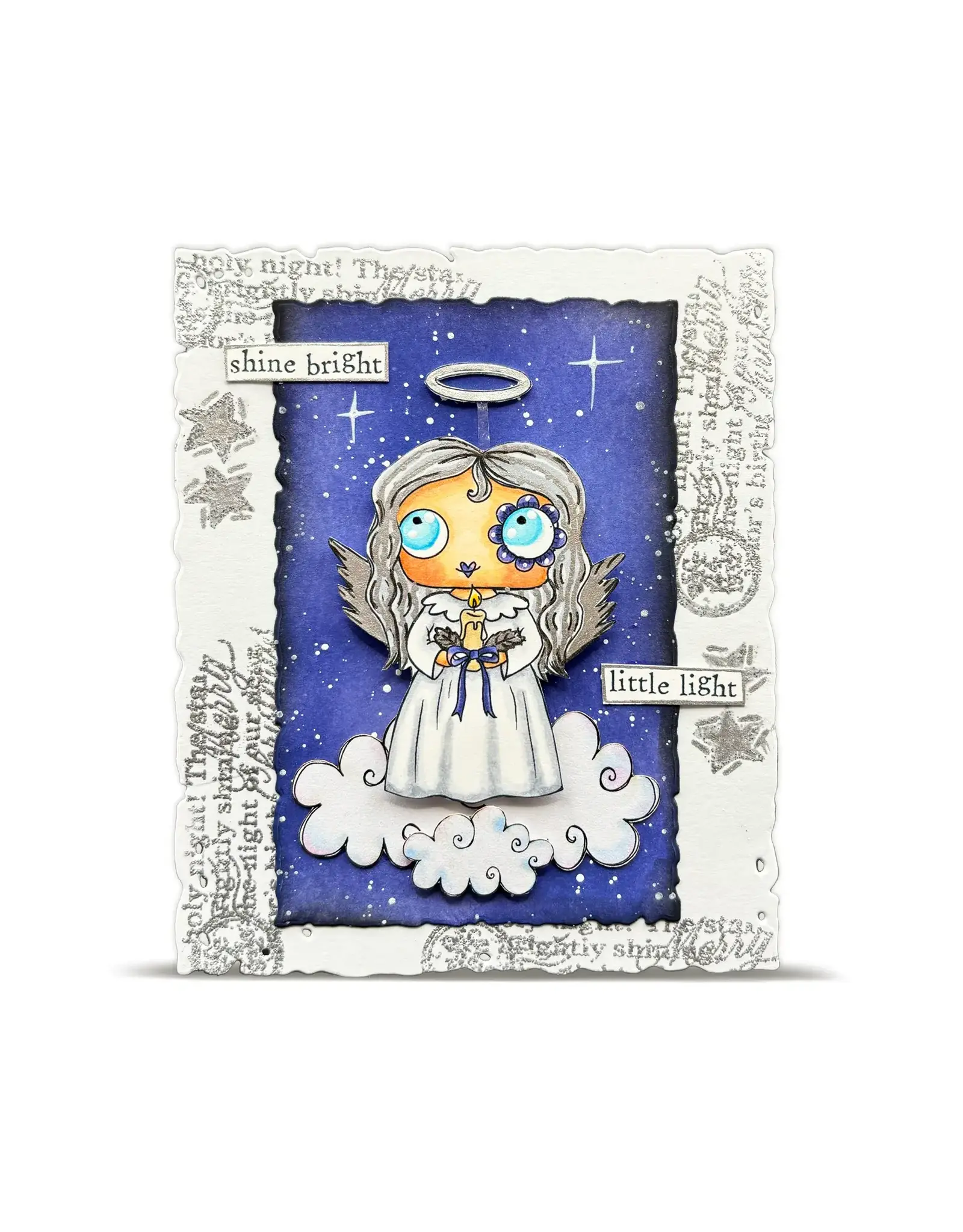 AALL & CREATE AALL & CREATE JANET KLEIN #1314 LITTLE LIGHT A7 CLEAR STAMP SET