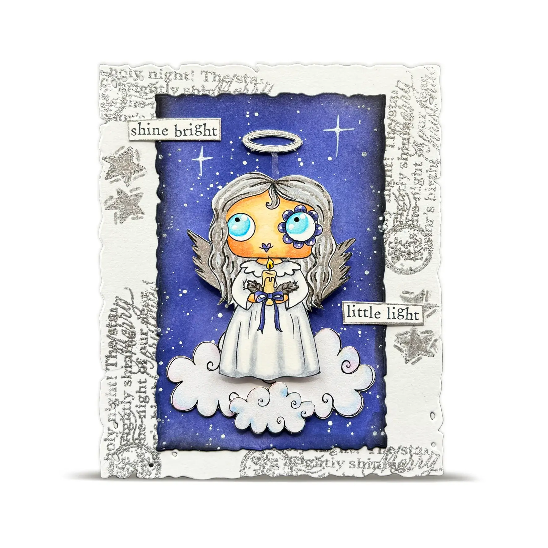 AALL & CREATE AALL & CREATE JANET KLEIN #1314 LITTLE LIGHT A7 CLEAR STAMP SET