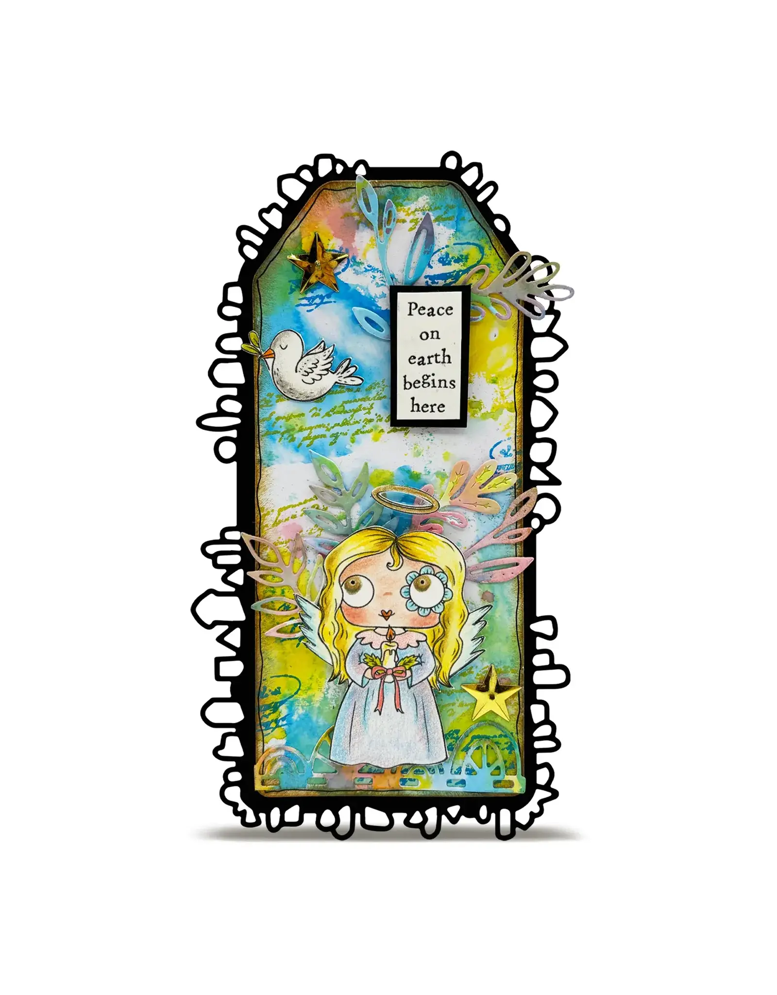 AALL & CREATE AALL & CREATE JANET KLEIN #1314 LITTLE LIGHT A7 CLEAR STAMP SET