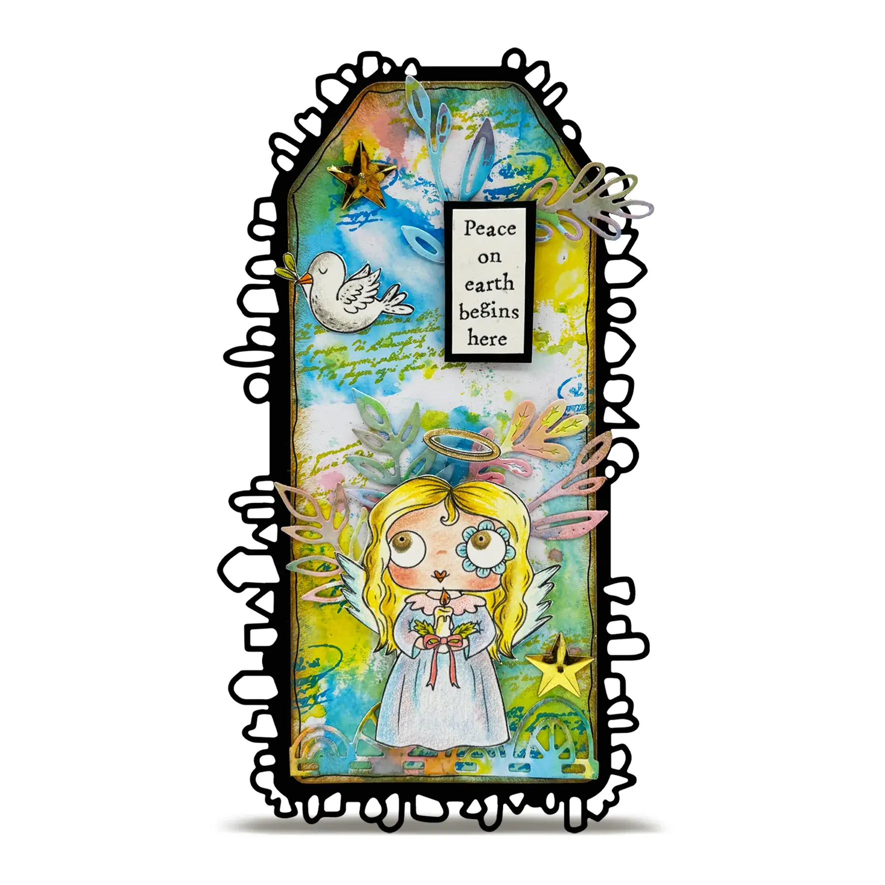 AALL & CREATE AALL & CREATE JANET KLEIN #1314 LITTLE LIGHT A7 CLEAR STAMP SET