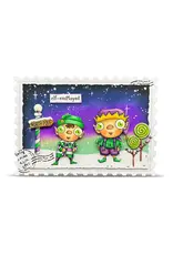 AALL & CREATE AALL & CREATE JANET KLEIN #1313 NORTH POLE A7 CLEAR STAMP SET