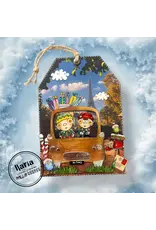 AALL & CREATE AALL & CREATE JANET KLEIN #1313 NORTH POLE A7 CLEAR STAMP SET