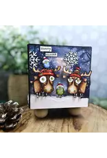 AALL & CREATE AALL & CREATE JANET KLEIN #1312 MOOSE-TLETOE A7 CLEAR STAMP SET